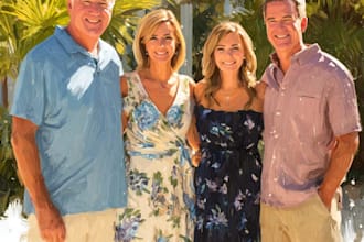 merge your photos into a realistic family portrait