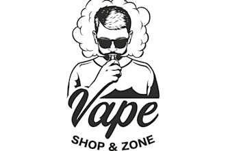 create a fantastic unique beautiful vape logo design