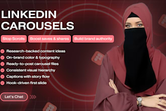 design a linkedin carousel post that builds authority