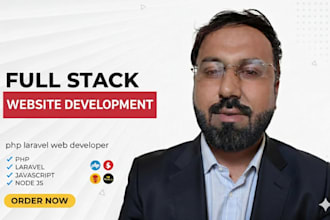 build website as a full stack web developer, custom website development