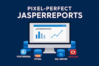 develop, fix, and optimize professional jasper report