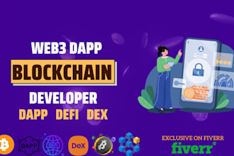 creat dapps or blockchain smart contracts