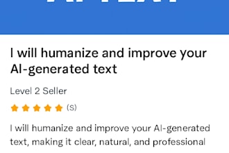 humanize and improve your ai generated text