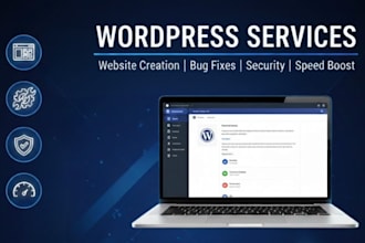 create, fix, secure, and optimize your wordpress website professionally
