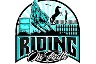 design outstanding riding logo