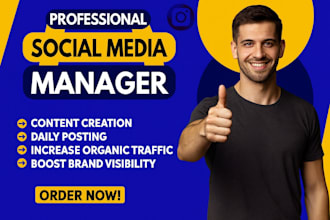 be your pro social media manager for e commerce and shopify