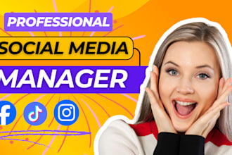 be your professional expert social media manager