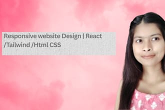 create a modern responsive react website