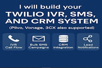 be twilio IVR expert, flex, studio, SMS, call routing