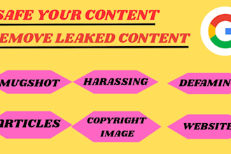 permanently remove mugshot,article,case,news from google under dmca