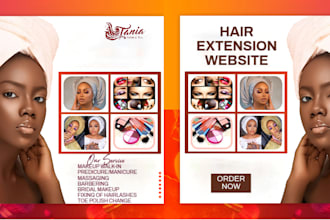 hair extension website, hair extension shopify store