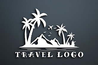 do creative travel, travel agency, modern, custom logo design