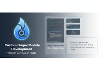 develop custom drupal modules with advanced functionality