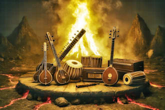 program or record traditional instruments for your track