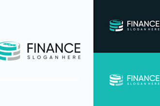 create graceful and fantastic financial logo design