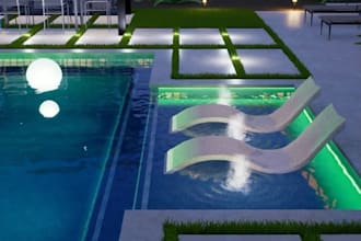design frontyard backyard pool patio as a landscape architect