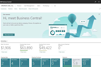 customize microsoft dynamics business central al development and support