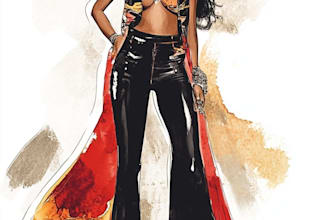 make a fashion illustration