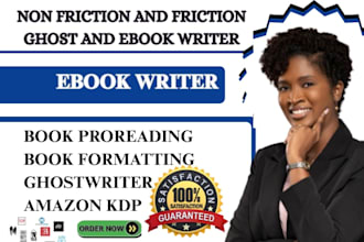 be your expert ebook ghostwriter for non fiction and kindle KDP projects