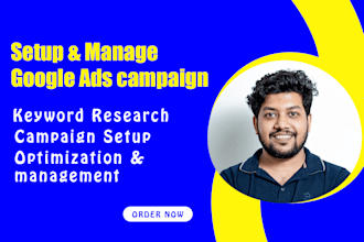 setup, manage, and optimize your google ads, search ads and performance max ads