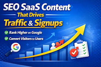 write saas SEO blog content that drives traffic and conversions