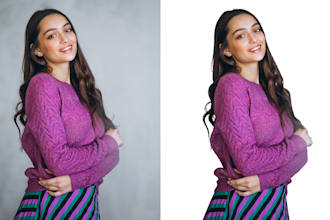 do hair masking and remove background