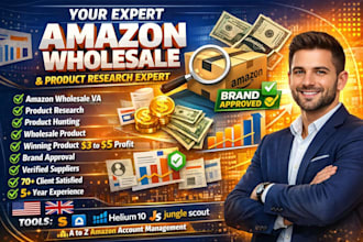 do amazon wholesale winning product research,  sourcing and listing