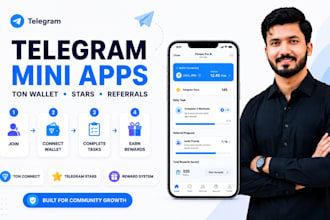 build telegram mini app with ton wallet telegram stars and referrals