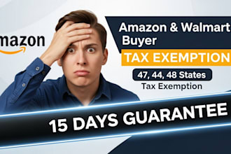 amazon tax exemption setup for US, UK, canada and australia