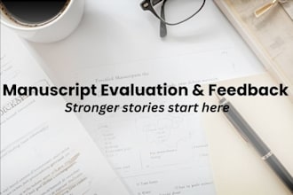 provide professional manuscript evaluation and feedback