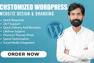 do wordpress website design and branding