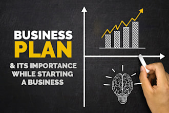 create investor ready business plan, pitch deck, financial projections
