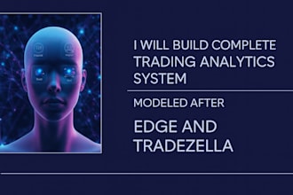 design a tradezella style trading journal with equity curve expectancy