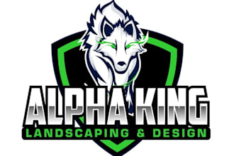 design excellent wolf logo