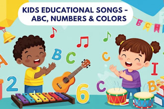 sing educational song, baby sleep music kids rhymes, jingles