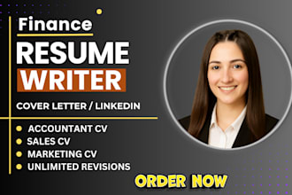 write accountant cv, sales and marketing resume, agile and project management cv