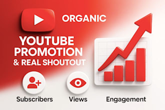 do organic youtube channel promotion and shoutout boost real active subscribers