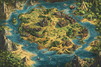 do a fantasy dnd map