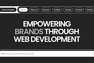 do website development, as full stack web developer in next
