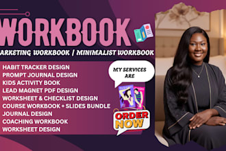 do workbook design, handbook, mental health worksheet, ugc workbook