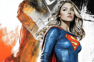 do a superhero comic
