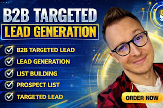b2b lead generation, prospect targeted leads, list building in uk, us, australia