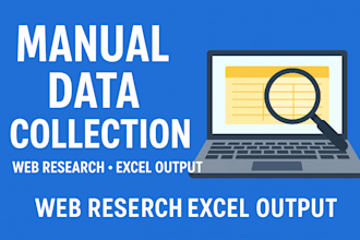 collect data manually from websites