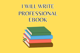 write a professional ebook for adults