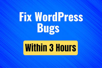 fix your wordpress website and critical errors in 3 hours