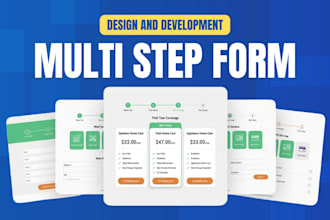 create a custom multi step form for your web app
