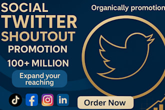 promote website, share link, do twitter shoutout, to 50m USA UK, fb, ig audience