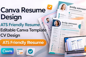 design canva resume minimalist single column ats friendly resume digital first