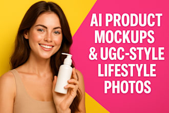 realistic ai product mockups and ugc lifestyle product photos