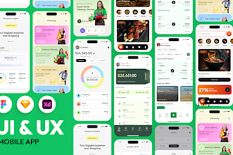 design mobile app UI UX in figma